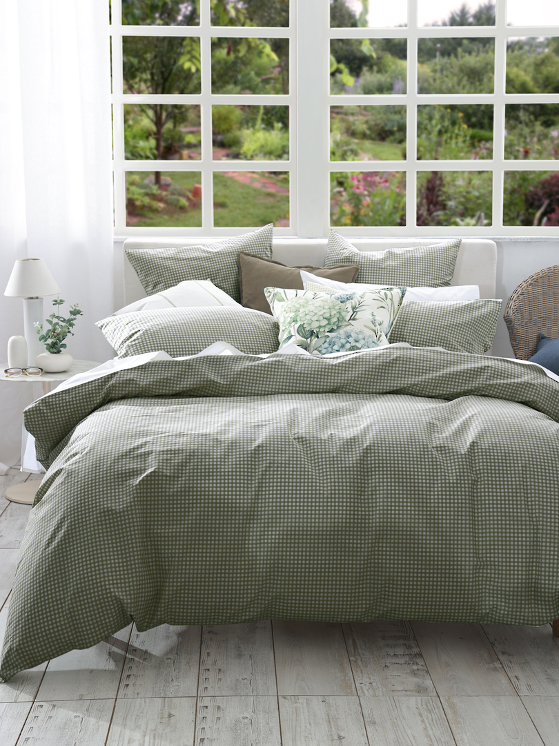 MM Linen Piccadilly Duvet Cover Set | Luxury Cotton Percale Bedding NZ image 2